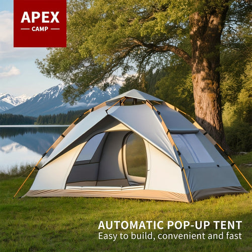 1-4 Person Automatic Pop-Up Tent Waterproof Portable Camping Shelter