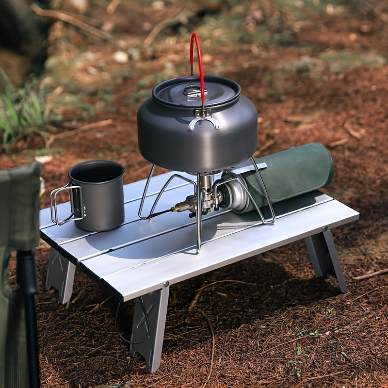 Portable Folding Table - Aluminum Alloy for Camping, Picnics & Bed Desk
