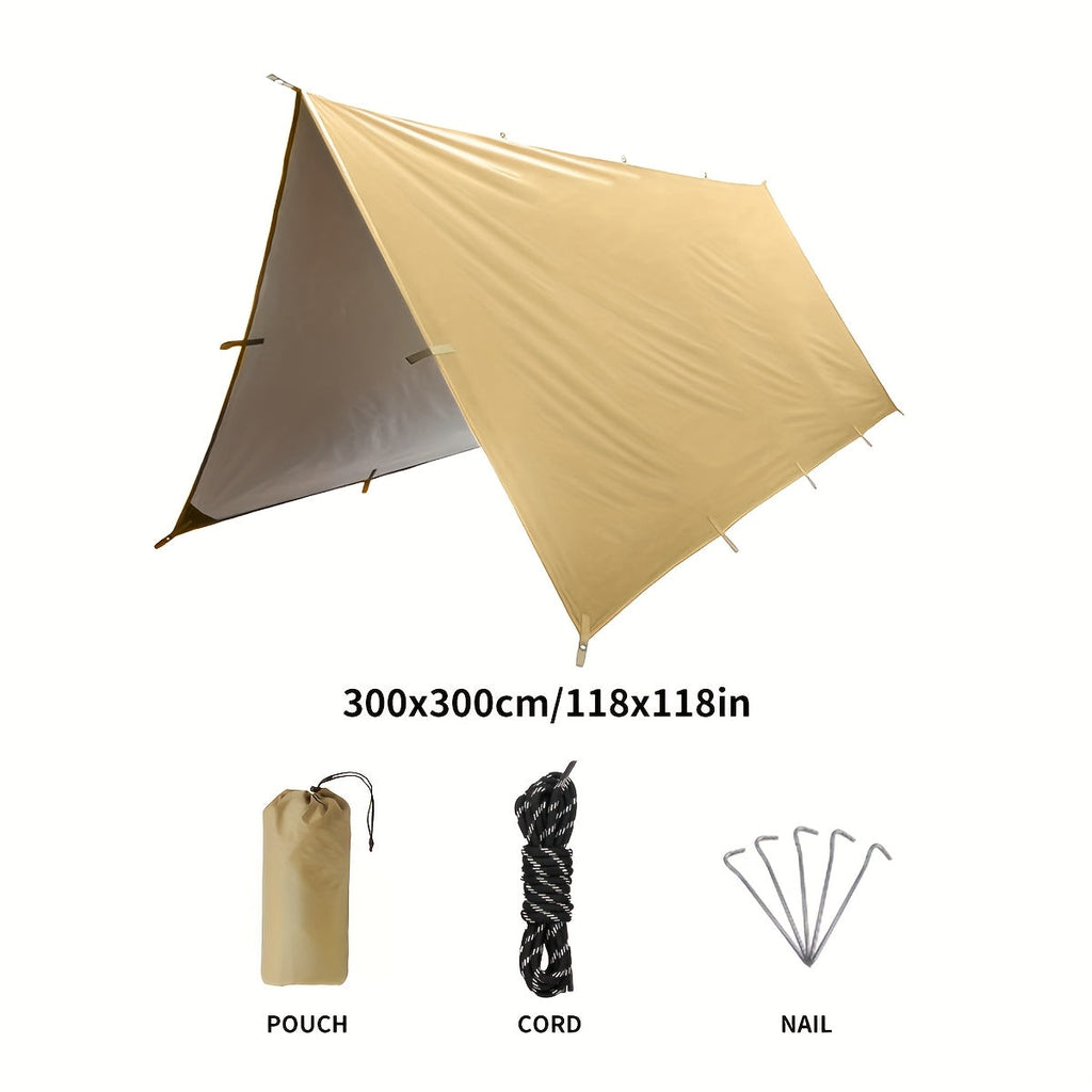 Multi-Function Camping Tarp Sunshade for Hiking & Mountaineering