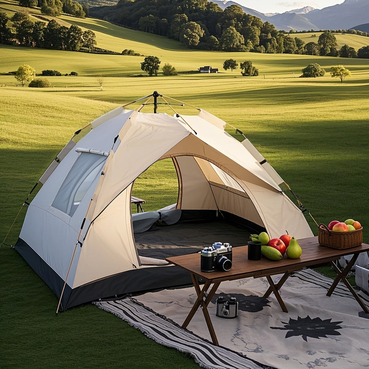 Automatic Pop-Up Camping Tent - Portable Windproof Outdoor Shelter