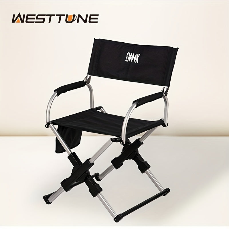 WESTTUNE Folding Camping Chair - Portable Lightweight Outdoor Armchair