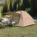 Large UPF 50+ Beach Sunshade Tent for 6-8 People