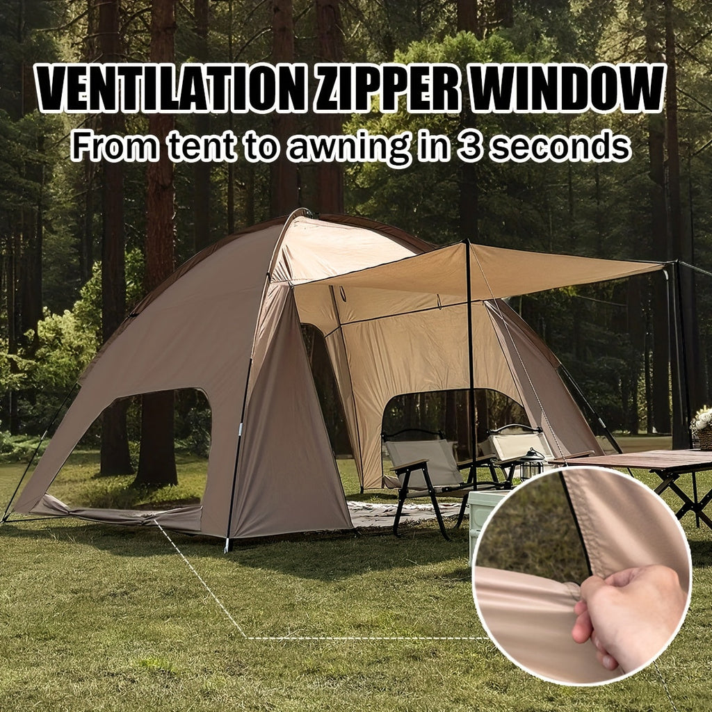 Large UPF 50+ Beach Sunshade Tent for 6-8 People
