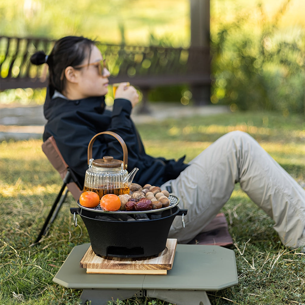 Portable Folding Camping Table - Adjustable ABS Picnic & RV Table