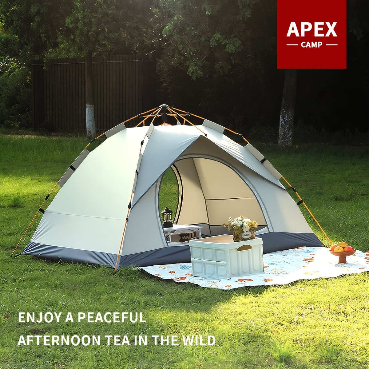 1-4 Person Automatic Pop-Up Tent Waterproof Portable Camping Shelter