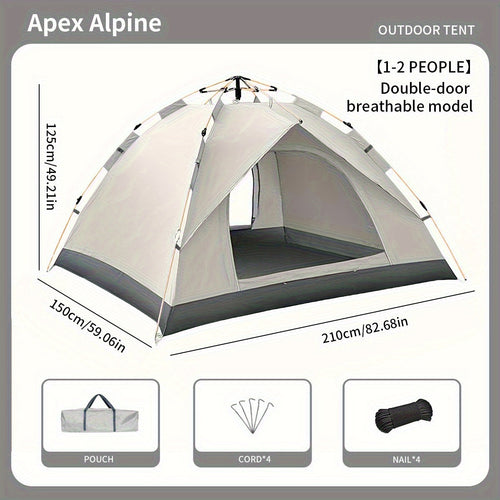 Automatic Pop-Up Camping Tent - Portable Windproof Outdoor Shelter