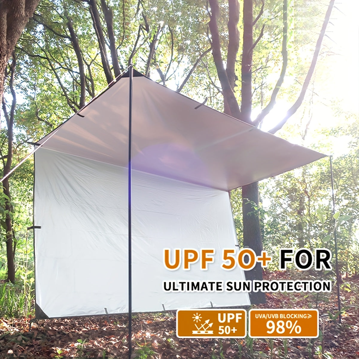 Multi-Function Camping Tarp Sunshade for Hiking & Mountaineering