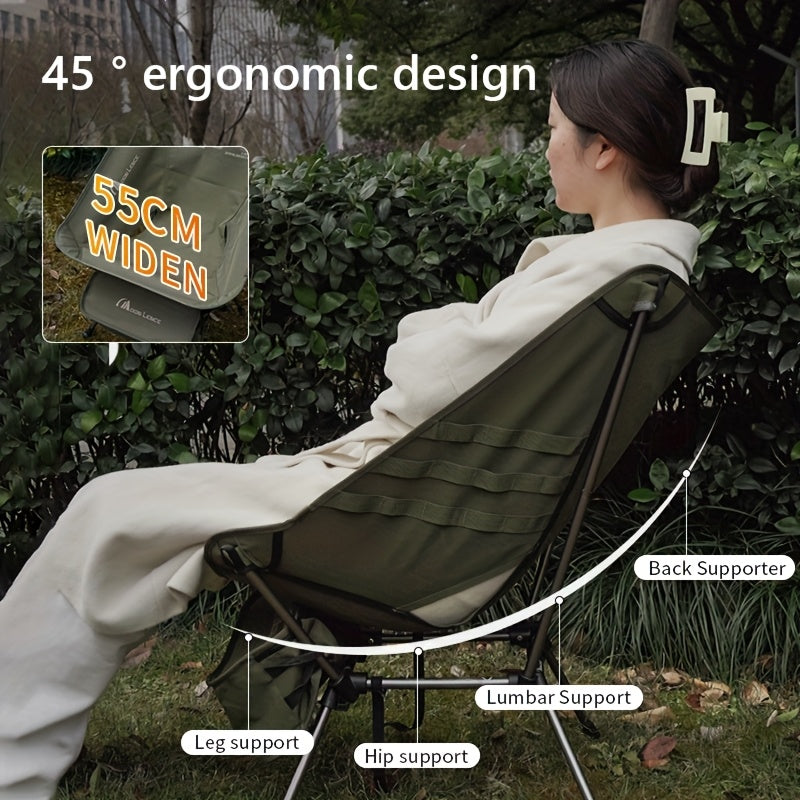 Portable Camping Chair Plus Lightweight Folding Hiking Chair