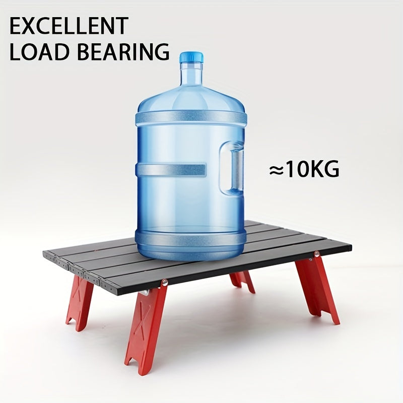 Portable Folding Table - Aluminum Alloy for Camping, Picnics & Bed Desk