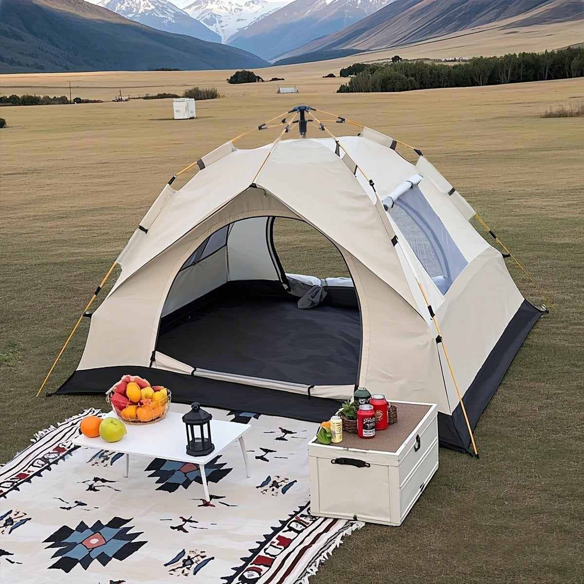 Automatic Pop-Up Camping Tent - Portable Windproof Outdoor Shelter