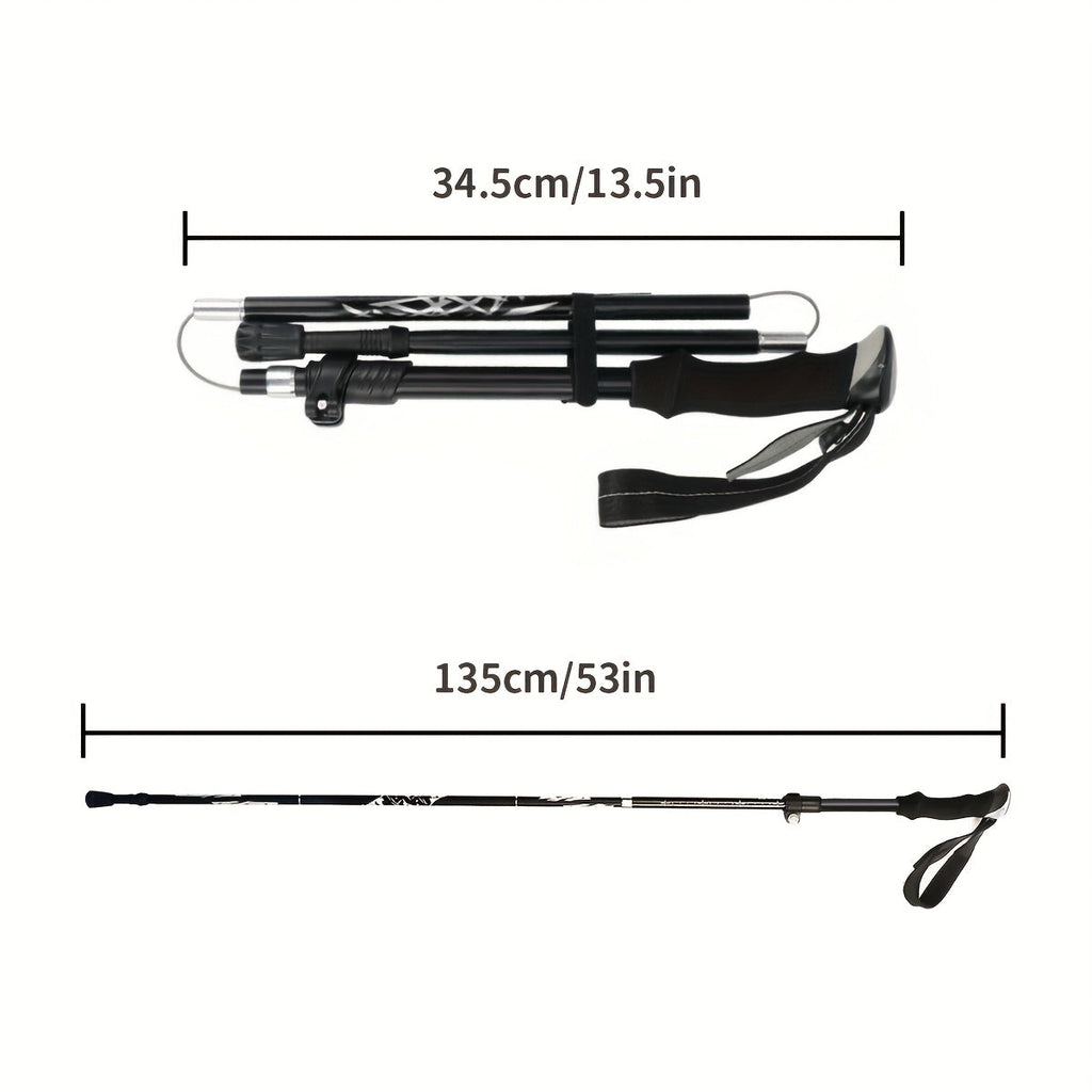 Ultra-Light 7075 Aluminum Folding Trekking Poles for Hiking