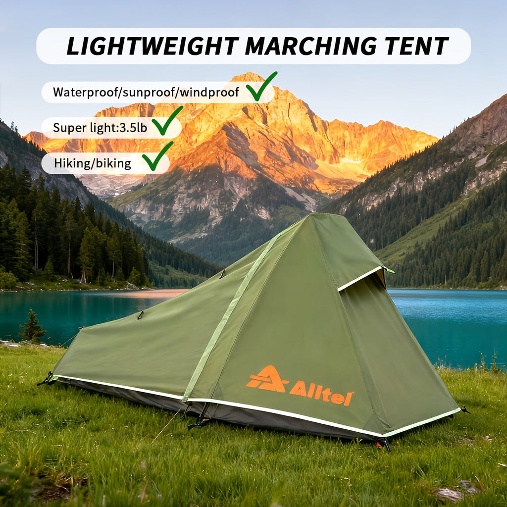 4-Season 1-Person Bivy Tent - Double-Layer Backpacking Shelter