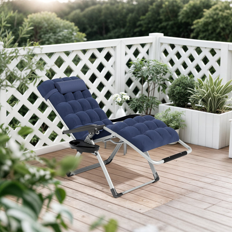 Heavy Duty Zero Gravity Chair | Folding Mesh Lounger for Patio & Pool