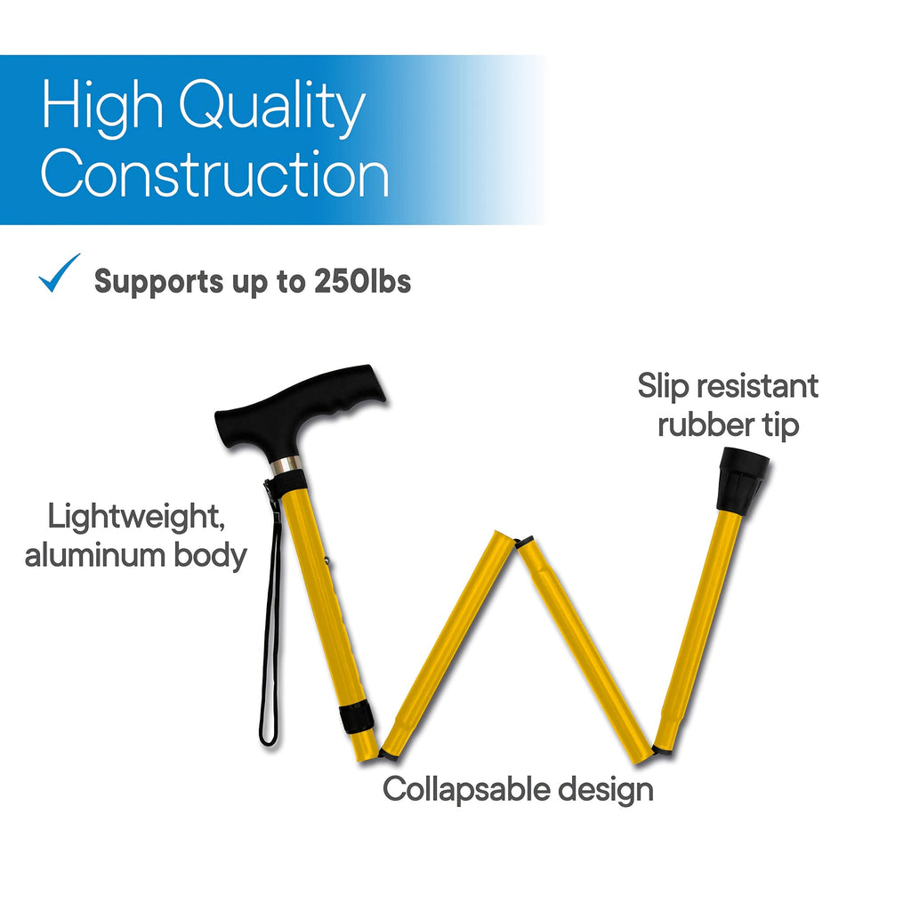 Ultralight Folding Walking Stick - Aluminum Alloy Trekking Pole