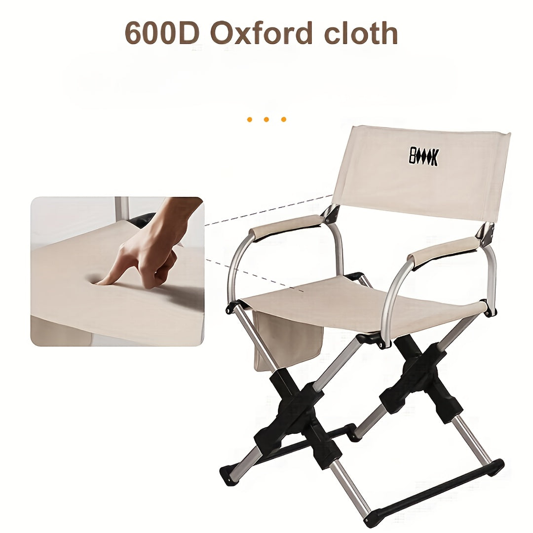 WESTTUNE Folding Camping Chair - Portable Lightweight Outdoor Armchair