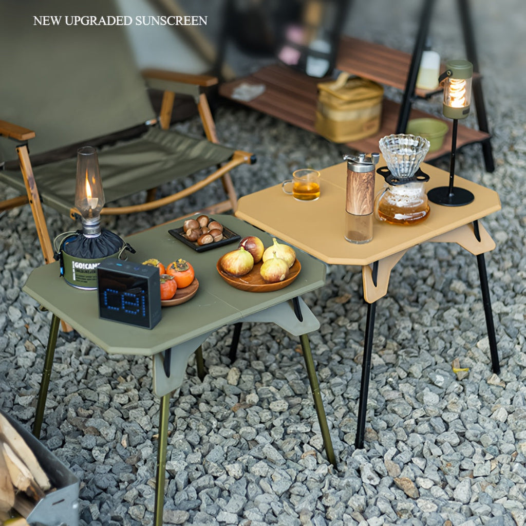 Portable Folding Camping Table - Adjustable ABS Picnic & RV Table