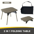 Portable Folding Camping Table - Adjustable ABS Picnic & RV Table