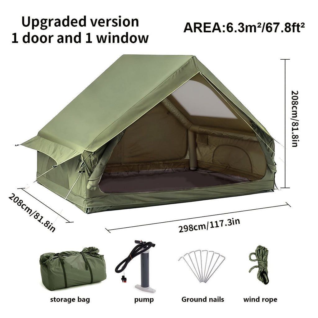 Luxury Inflatable 4-6 Person Oxford Tent for All-Season Glamping