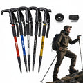 Ultra-Light Aluminum Trekking Pole - 3-Section Telescopic Hiking Stick