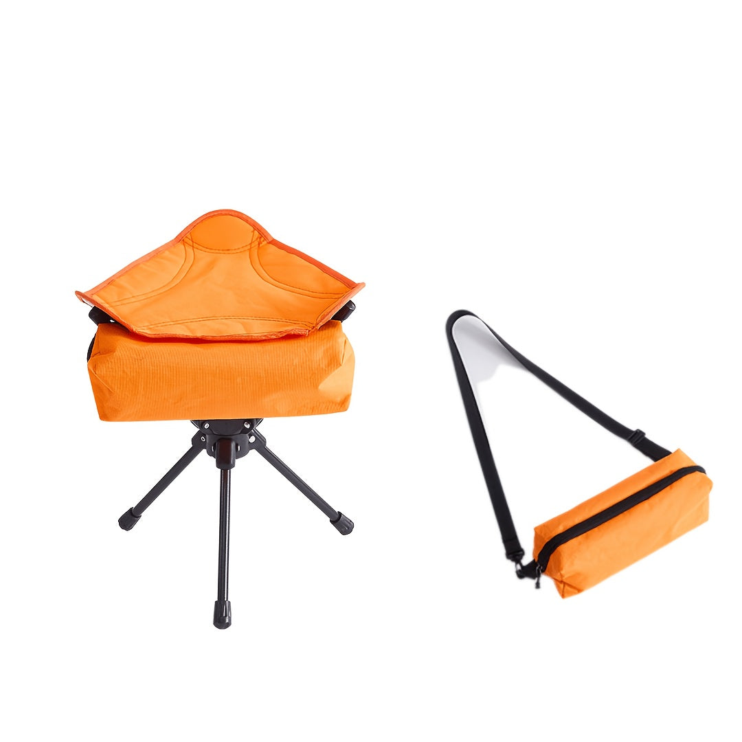 Westtune 360° Swivel Camping Stool - Portable Folding Fishing Chair