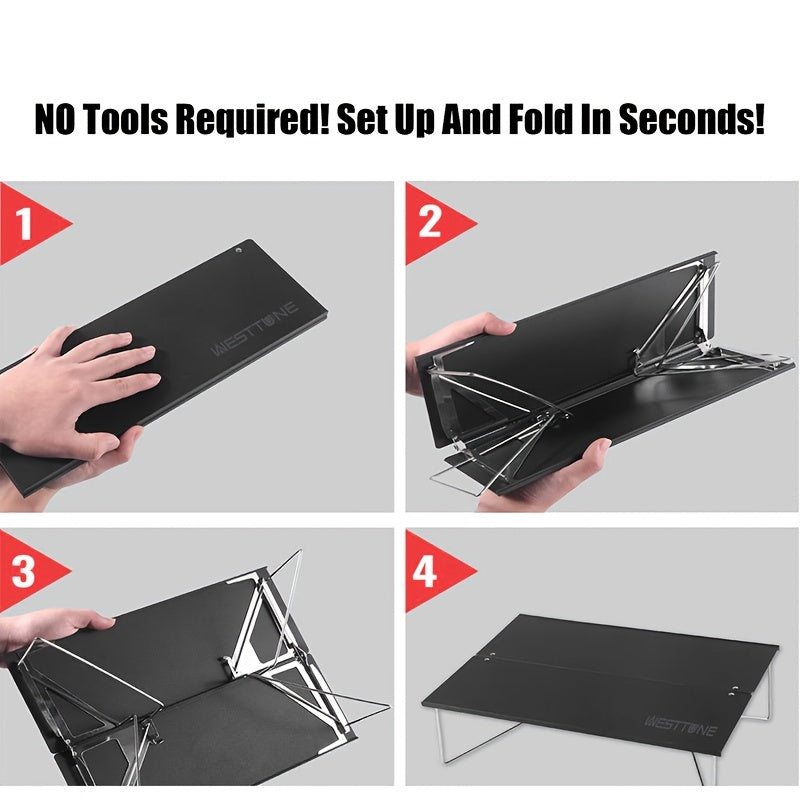 Portable Camping Table - Lightweight Aluminum Alloy for Outdoor Travel