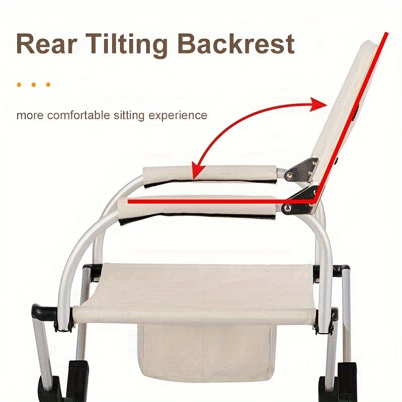 WESTTUNE Folding Camping Chair - Portable Lightweight Outdoor Armchair