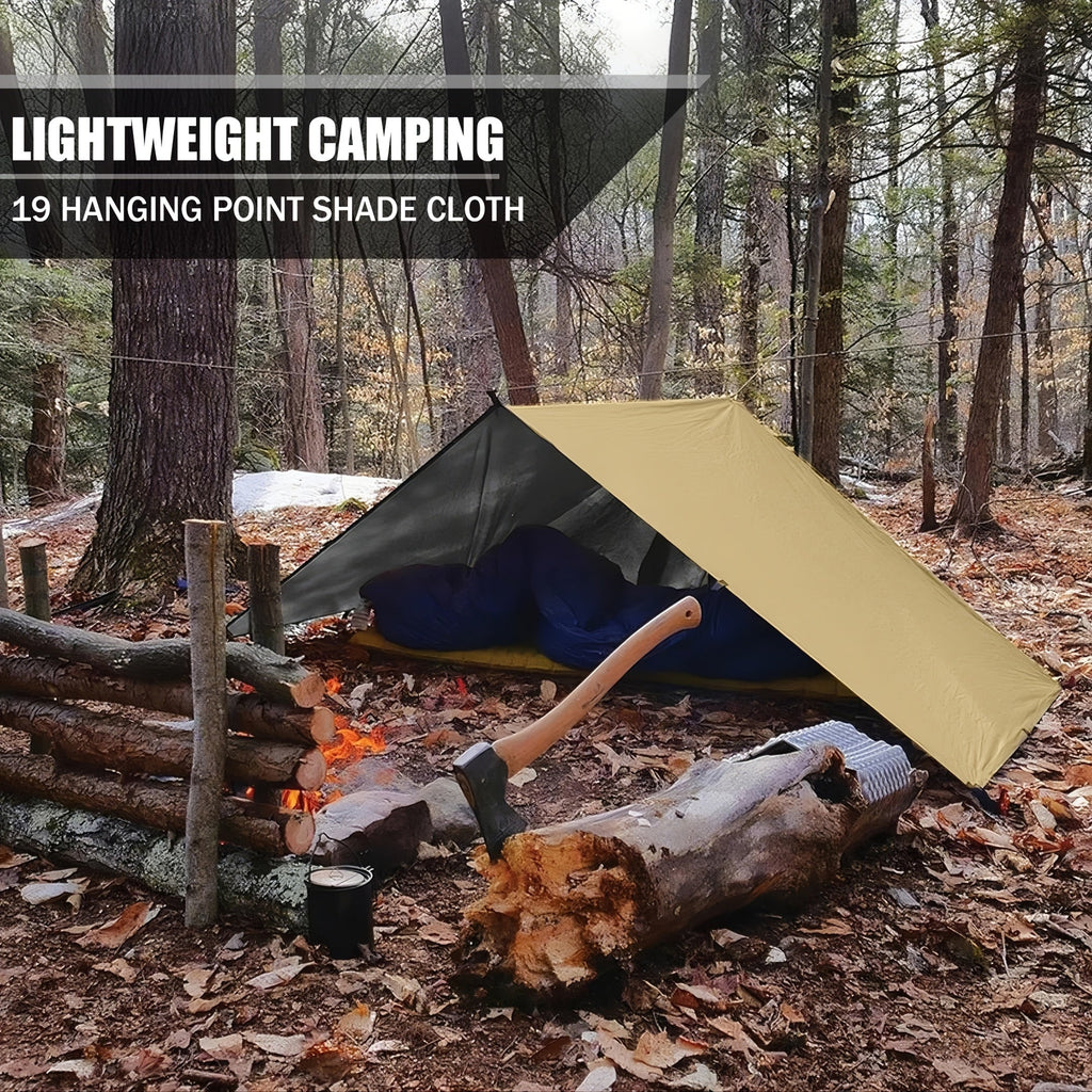 Waterproof Survival Shelter Tarp - Lightweight Camping & Hiking Canopy